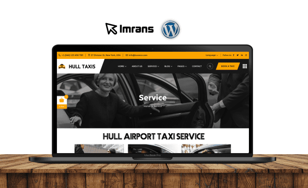 Hull Taxi Website Design Chauffeur Minibus - £399