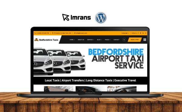 Bedfordshire Taxi Website Design