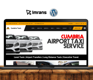 Cumbria Taxi Website Design Airport Transfer - £399
